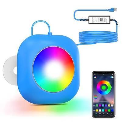 LyLmLe LED Pool Lights for Above Ground Pools with APP Control & Timer | 20W Smart RGB Magnetic Underwater Light, 800lm Dimmable, IP68 Waterproof 12V Submersible Light for Inground Aboveground Pool