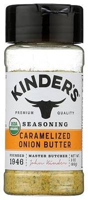 Kinders Organic Caramelized Onion Butter Seasoning, 3 OZ