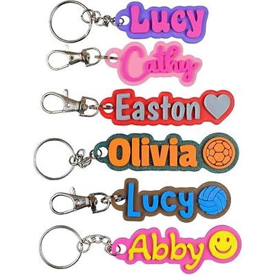 SuperFineDeesigns Custom Keychain – 3D Printed Personalized Keychain