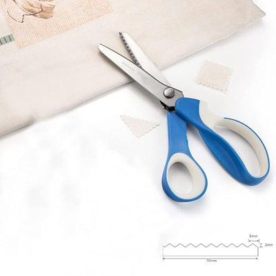 Pinking Shears By Galadim - Pinking Scissors for Fabric Leather & Paper - Pinking Dressmaking Sewing Scissors GD-046-E