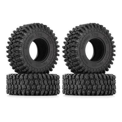 INJORA S5 Super Soft Sticky 1.0 Tires for 1/18 1/24 RC Crawlers, 57 * 22mm