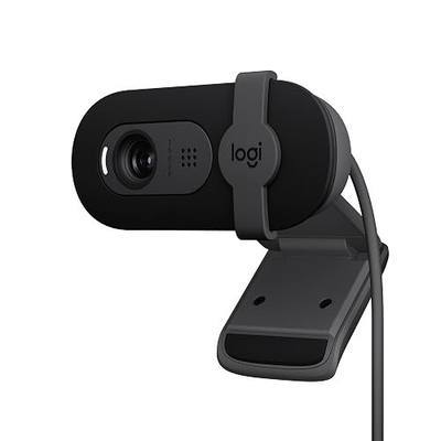 Logitech Brio 101 Full HD 1080p Webcam for Streaming and Meetings - Black | 1080p with auto-light correction, built-in mic, privacy shutter, USB-A, compatible with Teams, Google Meet, Zoom and more