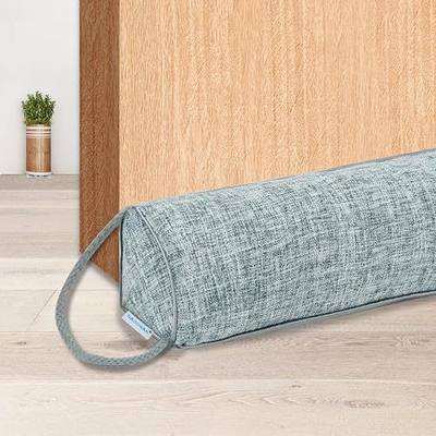 NABOWAN Weighted Door Draft Stopper — Triangular Under-Door Gap Filler for Gaps up to 3", Wind Noise Blocker, Energy Saver for Home Room Essentials, 30 Inch Gray