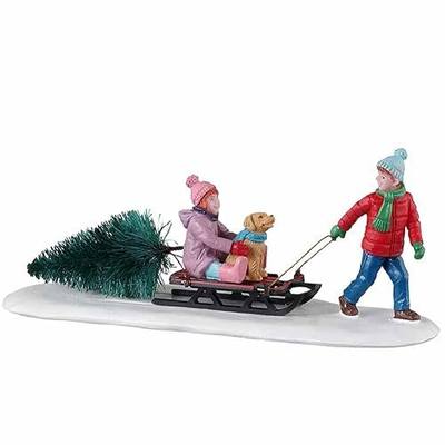 Lemax 33628 Vail Village Accessory: Bringing Home Our Tree