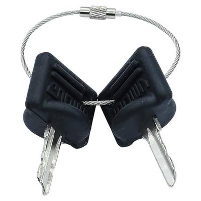 2PCS Ignition Key 107151-001 107151001 089216-001 Compatible with Crown Forklift Equipment PE3000 PE4000 PE4500 WP3000 (2)
