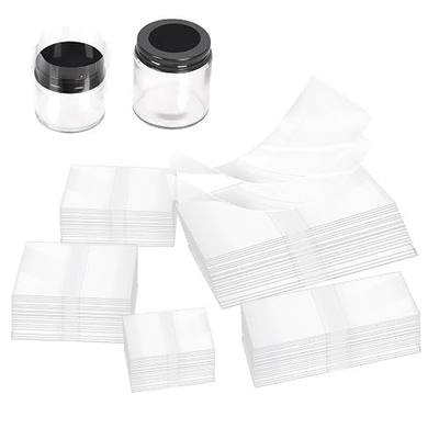 1250Pcs Clear PVC Perforated Heat Shrink Wrap 5 Sizes Heat Shrink Seal Band Kit for Jars Bottles, 250 Pieces of Each Size