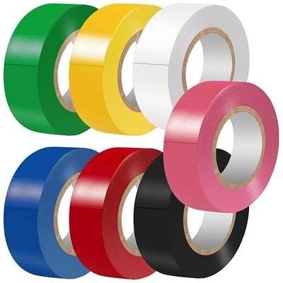 LYLTECH Electrical Tape, Multi Colored, 7 Rolls, 3/4in x 30ft | Waterproof & Strong Adhesive,7 Colors Tape(Pink/Yellow/Red/Green/Blue/White/Black), Durable Easy Wrap for Wire Repair