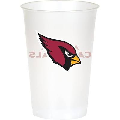 Trendware Arizona Cardinals Plastic Cups, 24 ct, Officially Licensed