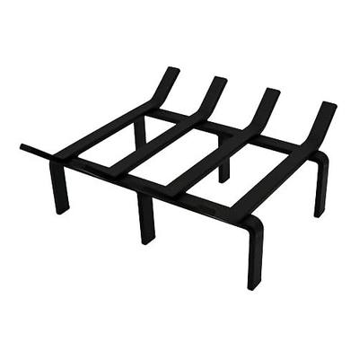 SteelFreak Heavy Duty Square Fireplace Grate - Made in the USA (18 Inch)