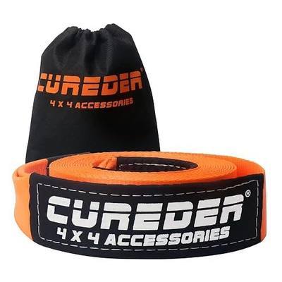 Tow Strap - 3'' x 20ft Recovery Strap,Lab Tested 35,121 lb Break Strength Snatch Strap, Suitable for Emergency Off-Road Vehicles and Trucks, Get Your Vehicle Out of Any Situation