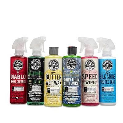 Chemical Guys HOL126REF Arsenal Builder Car Wash Foam Blaster Car Care Cleaning Chemical Refill Kit (6-16 fl oz Products) Great for Cars, Trucks, SUVs, Motorcycles, RVs, Jeeps & More | Six 16 oz refills of soap, wheel cleaner and protectants to restock your Arsenal Builder wash kit