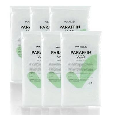 Paraffin Wax Refills for Hand and Feet, 6 packs Unscent Paraffin Wax | Parafina Wax for hands Hydration and Moisturizing Fragrance-free & No additives