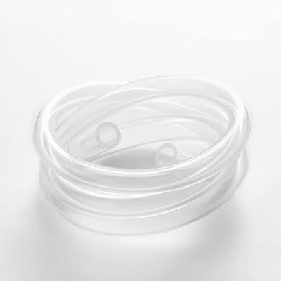 Clear Silicone Tubing 1/4" ID x 3/8" OD Food Grade Tube High Temp Pure Silicone Hose for Home Brewing Winemaking(3 Ft)