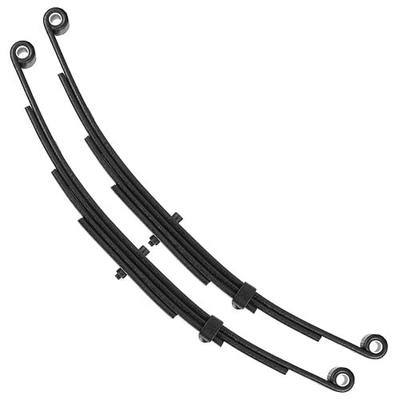 Trailer Leaf Spring 4 Leaf Double Eye 2500 lbs Cap for 5000 lbs Axle Suspension 25-1/4" Length fits for SW4 - Set 2