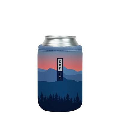 Sok It CanSok Sleeve for Beer & Soda Insulated Neoprene Cover (Blue Ridge, 12oz Can Sleeve)