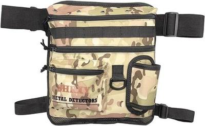shrxy Metal Detecting Finds Bag Waist Digger Pouch Tools Bag for PinPointer Garrett Detector Xp ProPointer Accessories (Coral)