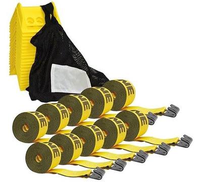 Mytee Products Kinedyne 4" x 30' Winch Strap with 4" Corner Protector 20 Pack w/Carrying Bag