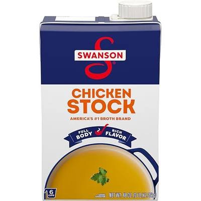 SWANSON S Chicken Stock, 48 oz Carton