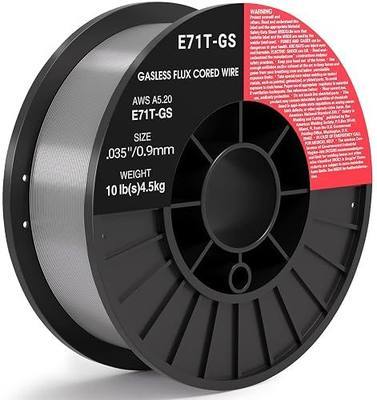 Flux Core Mig Wire, Mild Steel E71TGS.035-Diameter, 10-Pound Spool (0.035-Inch10 LB)