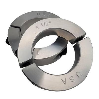 1.50" Bore Diameter - Clamping Two Piece Shaft Collar - 2024 Aluminum (2 Pack)