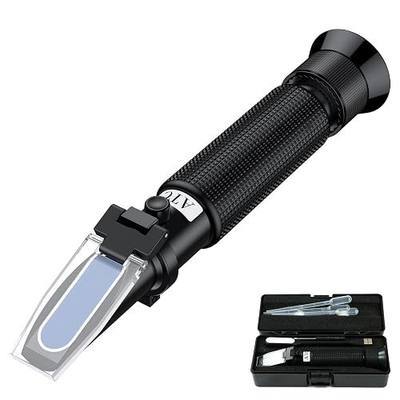 Professional Salinity Refractometer,Salinity Tester, Salt Tester for Saltwater Pool, for Saltwater Aquarium, Pools, and Tanks,Dual Scale 0-100 PPT & Specific Gravity 1.000-1.070 with ATC Function