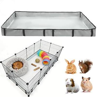 DZWLKJ Guinea Pig Cage Liner Tarp Bottom Waterproof and Washable.Available in 22 Sizes. Base Also for Rabbits, Bunny, Chinchesillas, Hedgehog, Ferrets and Other Small Animals(24x48 inches)