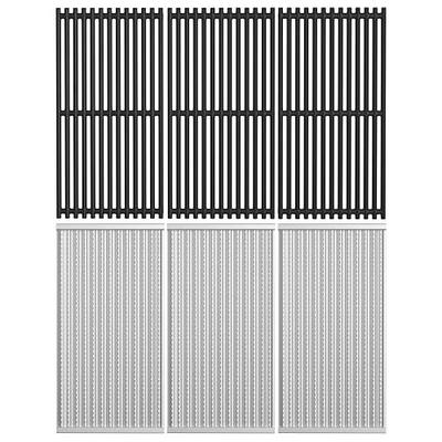 Cooking Grates and Emitter Plates Replacement Parts for Charbroil Commercial TRU-Infrared 4 Burner Grills 463242715 463242716 463276016 466242715 G533-0009-W1 G533-2200-W1 17" x 9 1/2" Grill Grid