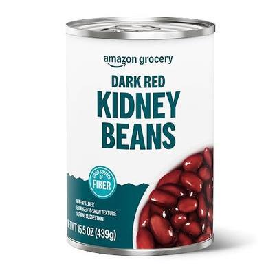Amazon Grocery, Canned Dark Red Kidney Beans, 15.5 Oz