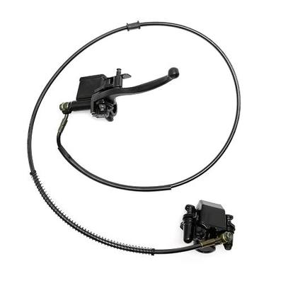 Left Hydraulic Brake Master Caliper Rear Hand Hydraulic Disc Brake Assembly Replacement for 50cc 90cc 110ccc 125cc Chinese Taotao Roketa Sunl Go-Kart Dune Buggy Quad ATV Dirt Mini Bike