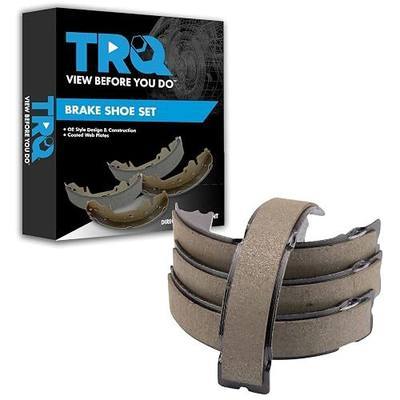 TRQ Rear Parking Brake Shoe Set for 2012-2018 Ford F-150