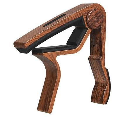 Capo Guitar Capo with Pick Holder for Acoustic and Electric Guitar, Ukelele, Bass, Banjo Rosewood