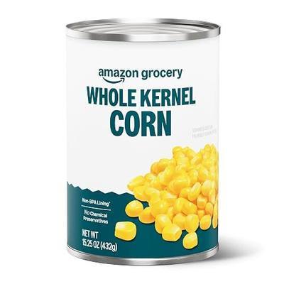 Amazon Grocery, Canned Whole Kernel Corn, 15.25 Oz
