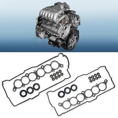 Engine Cylinder Valve Cover Gasket Set Fits Toyota 3.4 V6 5vz-fe 1996-2002 4Runner 1995-1998 T100 1995-2004 Tacoma 2000-2004 Tundra Replaces VS50422R MS95899