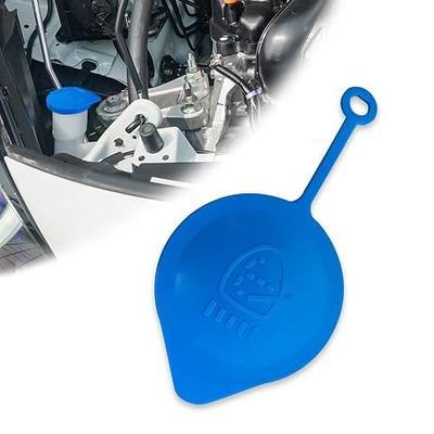 Windshield Washer Bottle Cap Small Ring Lid Cover, Compatible With Honda Accord Civic CRV CRX, 38513-SB0-961, Windshield Wiper Fluid Cap Replacement Cap, Blue