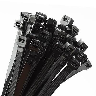 Armpow 18 inch Black Zip Ties Heavy Duty 100 PACK, 220 LBS Ultra Exclusive Strong Plastic Wire Ties, Large Cable Ties Extra Long Tie Wraps, Indoor and Outdoor UV Resistant