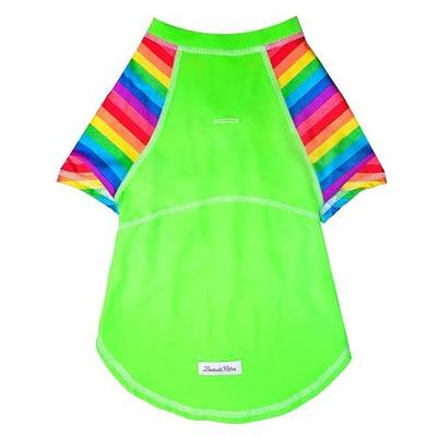 Louie de Coton® Made in USA Quality Cooling UPF50+ Sun Shirts for Dogs UV Protection Light Weight Breathable SPF Max Protection from Sunburn | Leash Hole, Machine Washable, Size: M (Green)