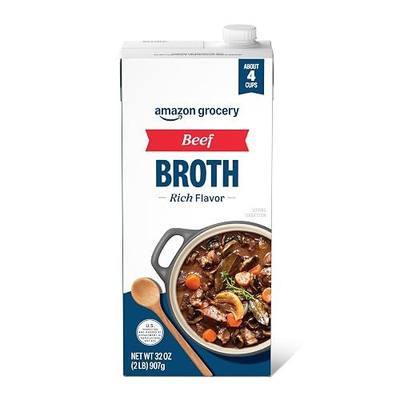 Amazon Grocery, Beef Broth, 32 Oz