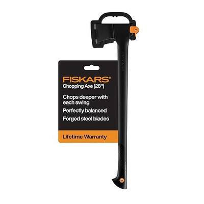 Fiskars 28" Chopping Axe, Ultra-Sharp Blade for Kindling with Ease, Weight Balanced, Garden and Outdoor Gear, 3.5 pounds, Black