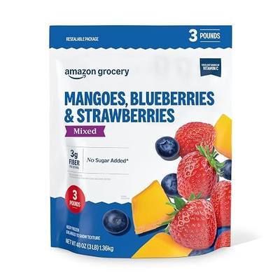 Amazon Grocery, Mangoes, Blueberries, and Strawberries, 48 oz, Frozen (Previously Amazon Fresh, Packaging May Vary)