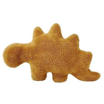 Isaacalyx Dino Nugget Pillow, 18 inch Soft Dinosaur Chicken Nuggets Pillow for Birthday Gifts, Dinosaur Theme Party Decorations