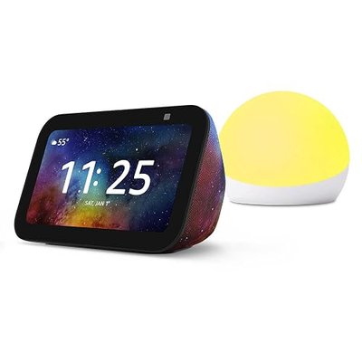 Amazon Echo Show 5 Kids (newest model) including Amazon Kids+, with Echo Glow, Designed for Alexa+