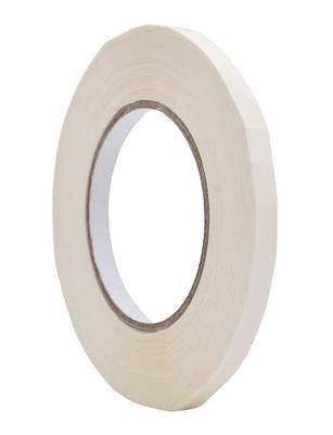 WOD White Produce Poly Bag Sealing Tape, 3/8 inch x 180 yds. for Packaging and Sealing of Meat, Gifts, or Ice Bags BSTC24PVC