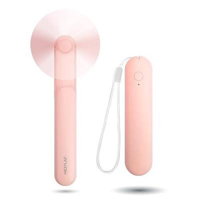 Portable Mini Handheld Fan, Small Rechargeable Personal Fan with Pocket Power Bank Design for Travel/Women Gifts/Disney World Accessories/Theme Park Essentials