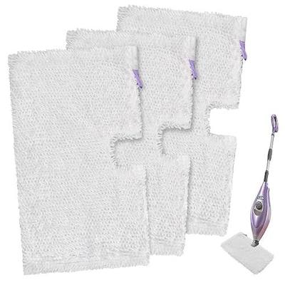 3 Pack Microfiber Steam Mop Replacement Pads for Shark Steam Mop S3500 Series S3501 S3601 S3550 S3901 SE450 S3801CO S3601D S2901 S2902 Steam Pocket Mop Pads for Floor Cleaning Reusable Shark Mop Pads