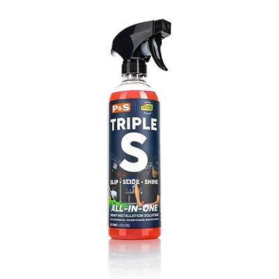 P&S Professional Detail Products - Triple S - Wrap & PPF Installation Solution - Easily Prepare Vehicle Surfaces; Helps Films Slide Easily Across The Surface; Enhances The Finished Look (1 Pint)