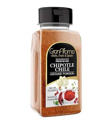 GranAroma 12 oz Ground Chipotle Chile, Dry Rubs & Marinades, Tex-Mex Spice