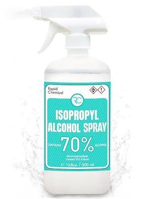 RAPID PROTECTANT 70% Isopropyl Alcohol Spray - USP Grade - 17 Fl Oz - Rubbing Alcohol Spray Bottle 70%