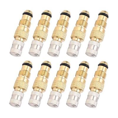 Tractor Air Liquid Valve Tire Valve Stem TR218A TR618A 10 Pack | Heavy Duty Brass Construction with CH3 Core Housing Design for Reliable Tractor Tire Air and Liquid Valve Replacement