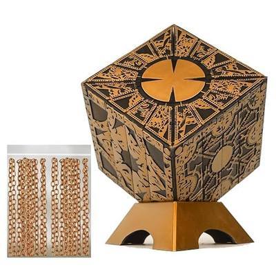 SUIZU Hellraiser Puzzle Box, 1:1 Replica, Functional, Detachable Lock Puzzle, 3x3x3in, PVC, Adult Age Range, Collectible Display, Puzzle Solving