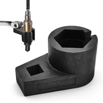 Premium Offset Oxygen Sensor Socket, High-Performance Construction Prevents Damage To The line, 3/8 Inch Drive, 7/8 Inch (22mm), Universal For Most Models Of Cars